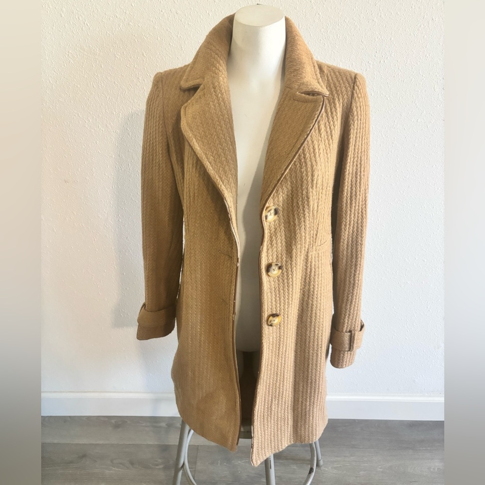 Anne Klein Chic Camel Coat